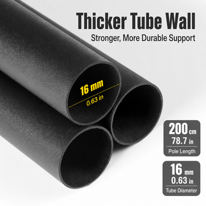 Camping Tent Awning Poles – 200cm 2-Pack Vestibule Rods | Traverseon