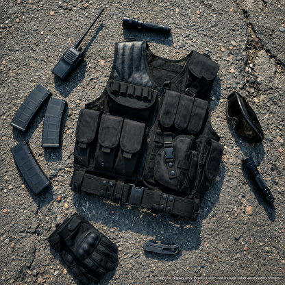 600D Tactical MOLLE Vest – Adjustable 3.09 lb Mesh Loadout | Traverseon