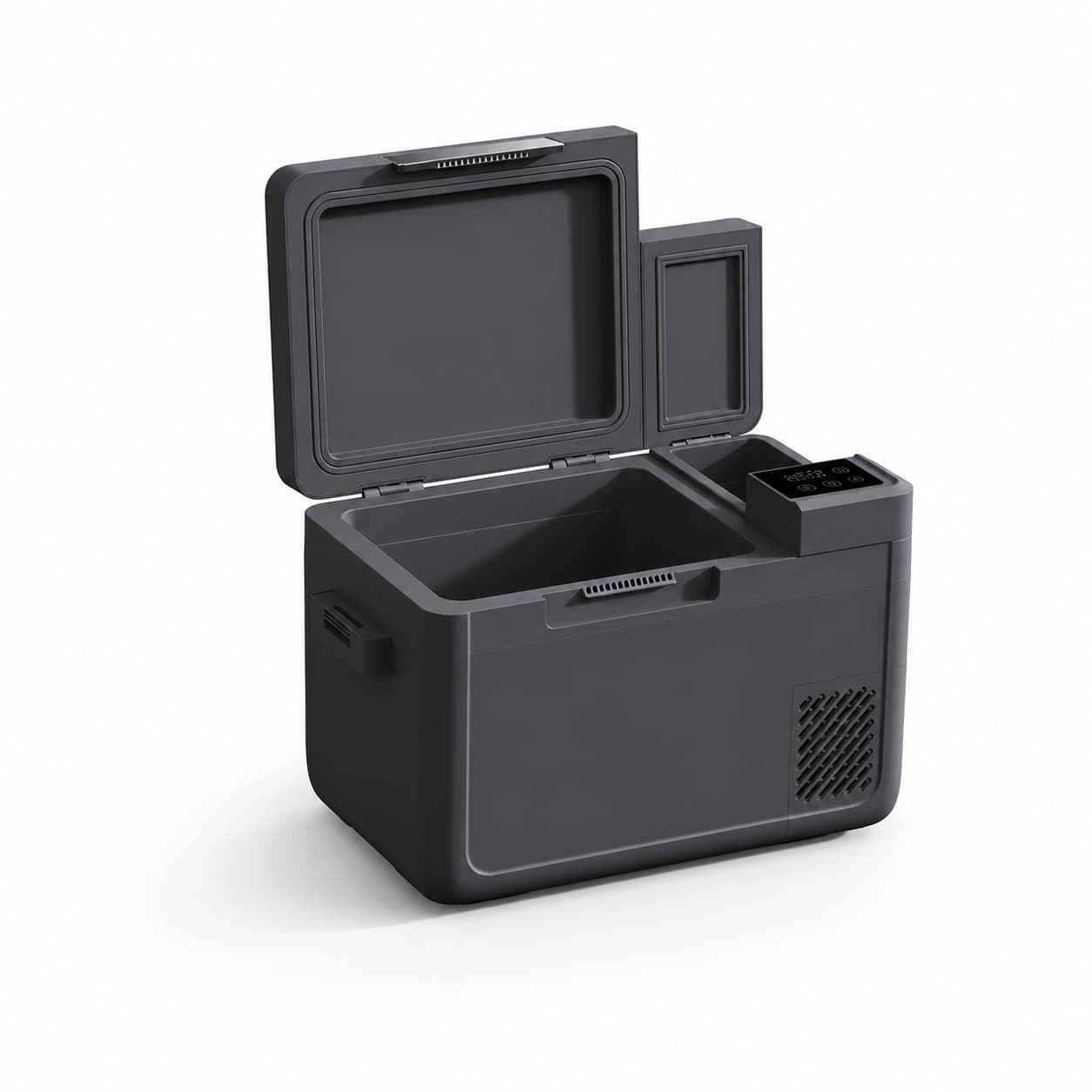 25L/26 Qt 12V/24V Portable Car Fridge with Ice Maker | Traverseon