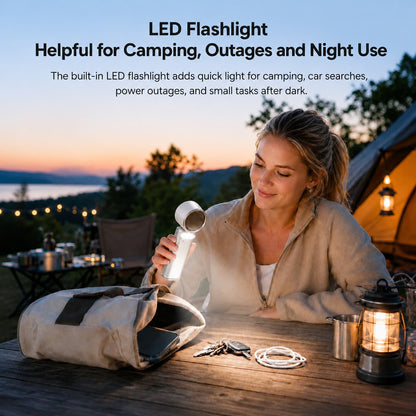 TEC Cooling Handheld Fan – 9000mAh Rechargeable Fan with Power Bank | Traverseon
