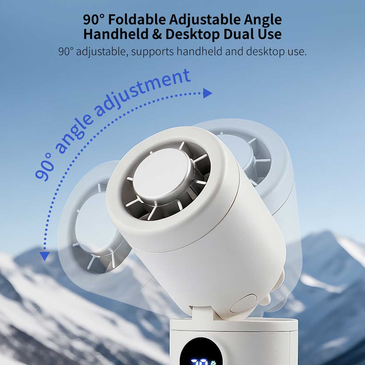 Portable Cooling Handheld Fan – 17000RPM Turbo Mini Fan | Traverseon