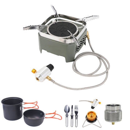 Portable Gas Propane Stove – Windproof Flameless Infrared | Traverseon