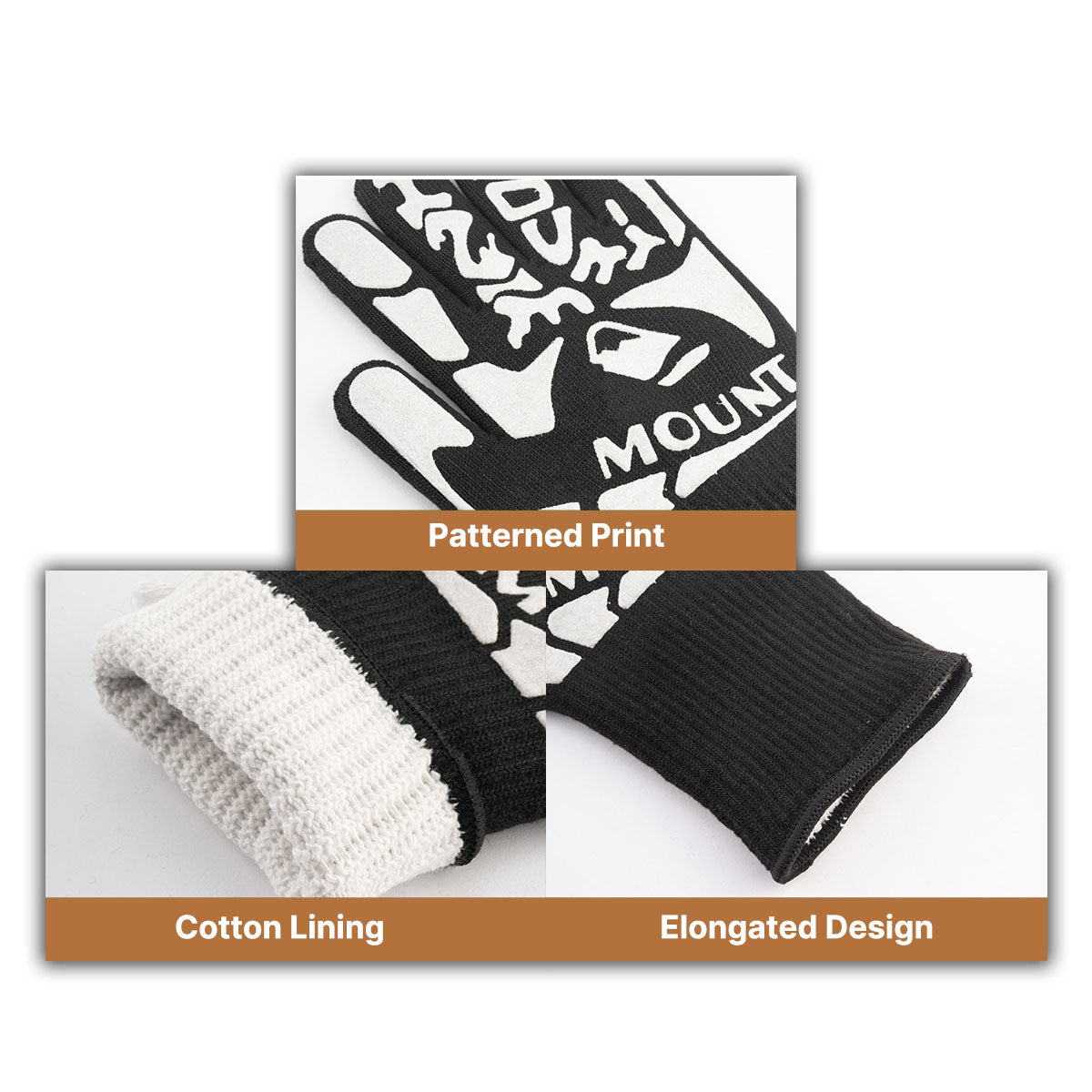 Heat Resistant BBQ & Camping Cooking Gloves