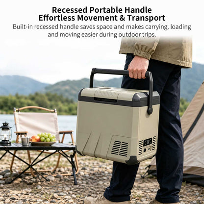19 Qt Portable Car Refrigerator – AC/DC Car & Home Cooler | Traverseon