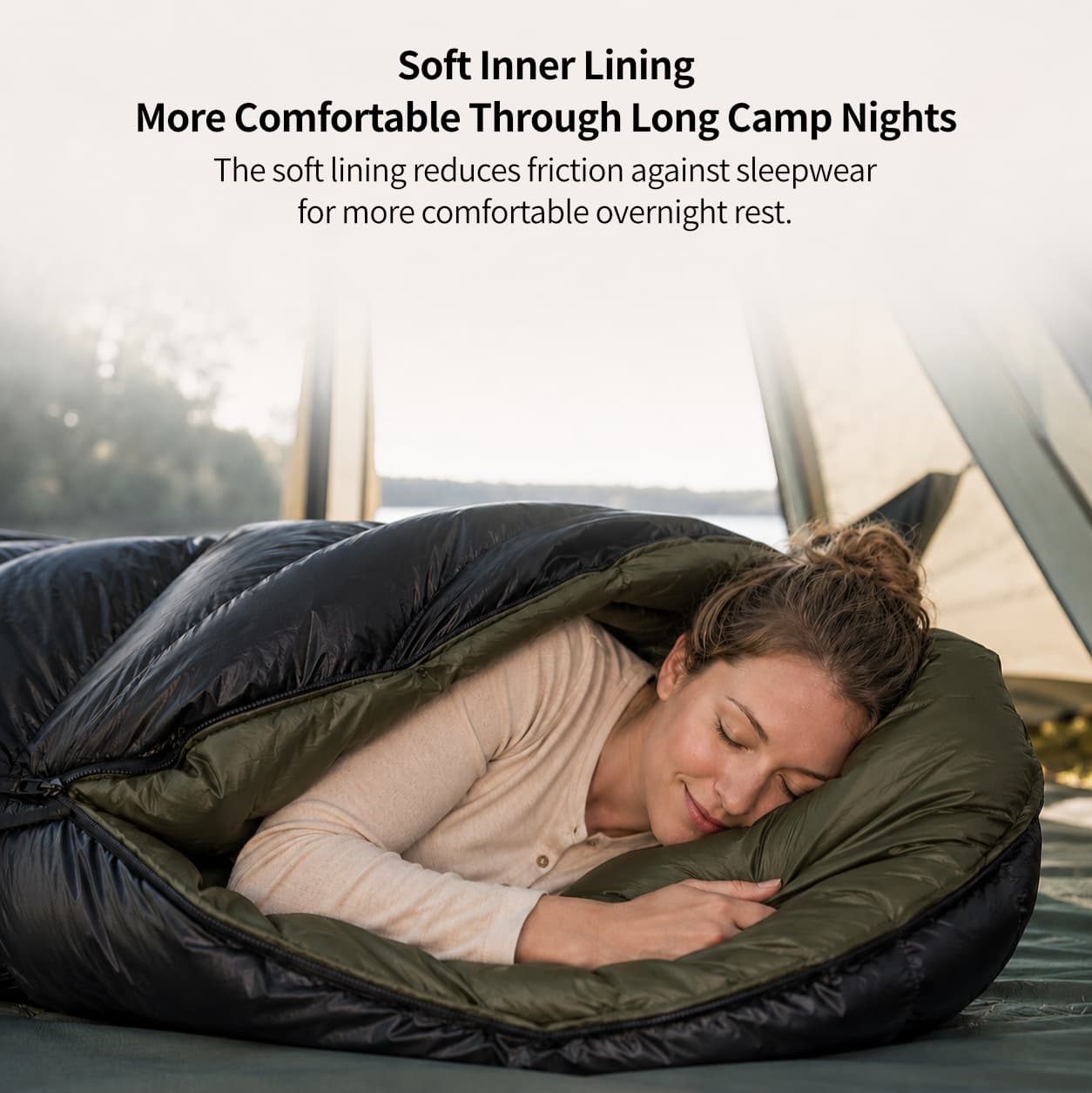 Down Mummy Sleeping Bag for Adults – 9°F–45°F Temperature Options | Traverseon