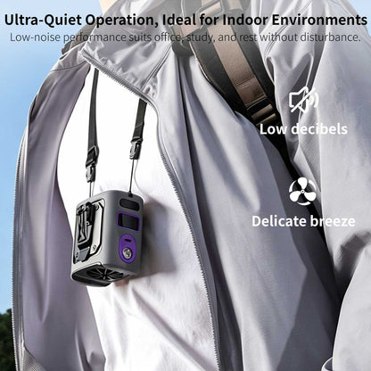 Semiconductor Cooling Waist Fan – 8000mAh Wearable Portable Fan | Traverseon