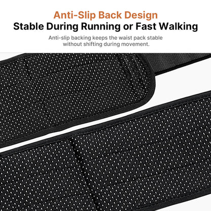 Hands-Free Dog Leash with Waist Bag – Dual Buffer Anti-Pull Running Leash for Walking & Hiking | Traverseon