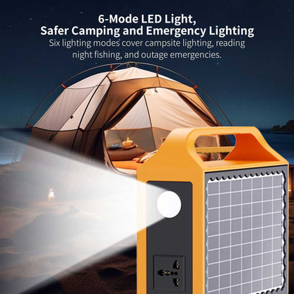 Portable Solar Power Station – 110V Camping Backup Battery | Traverseon