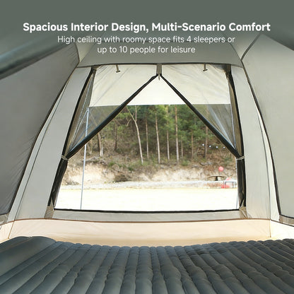 2-in-1 Automatic Pop Up Canopy & Camping Tent- Instant Setup，Versatile Shelter | Traverseon