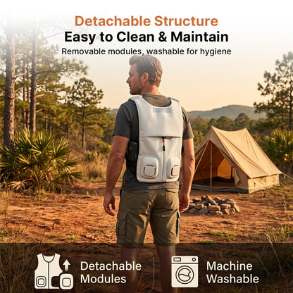 Traverseon Wearable Cooling Vest – TEC Air Conditioner Work Vest