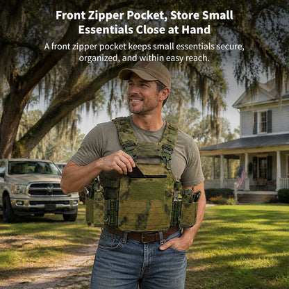900D Tactical Vest – Adjustable MOLLE Quick-Release Carrier | Traverseon