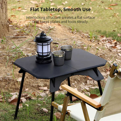 ABS & Aluminum Table – Camping Folding Dual-Height 1.6KG Portable Picnic Outdoor | Traverseon