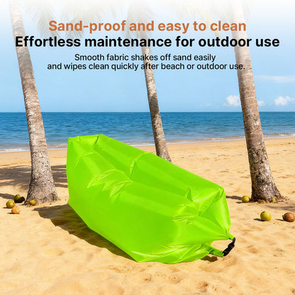 Inflatable Air Sofa – Pump-Free Portable Camping Lounger | Traverseon