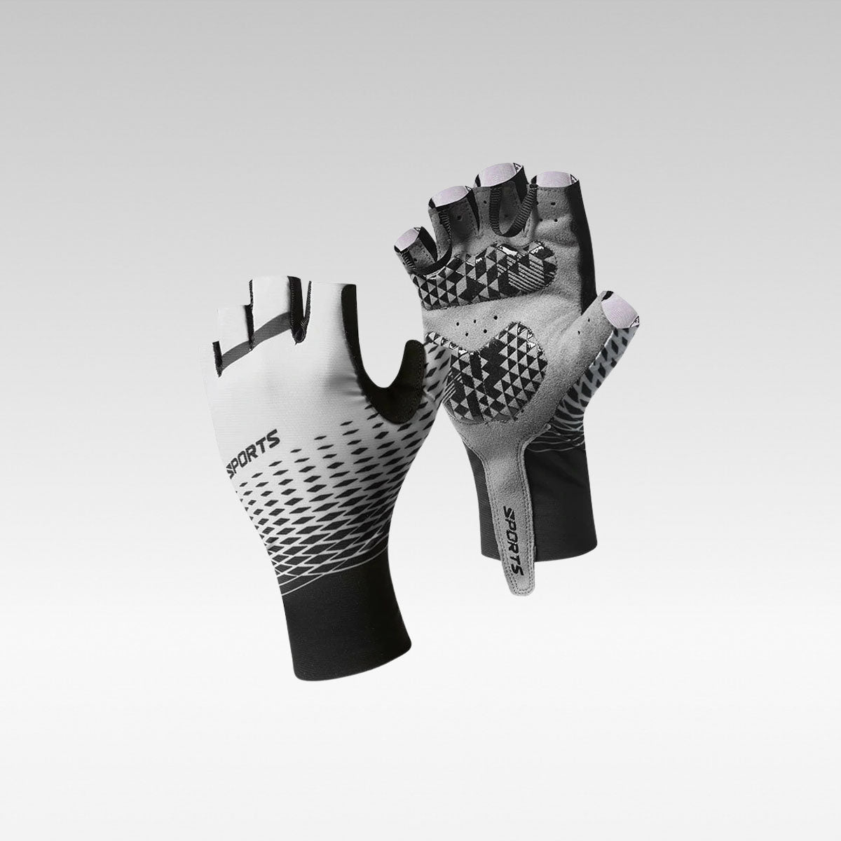 EVA Padded Half-Finger Cycling Gloves | Breathable Lycra | Traverseon