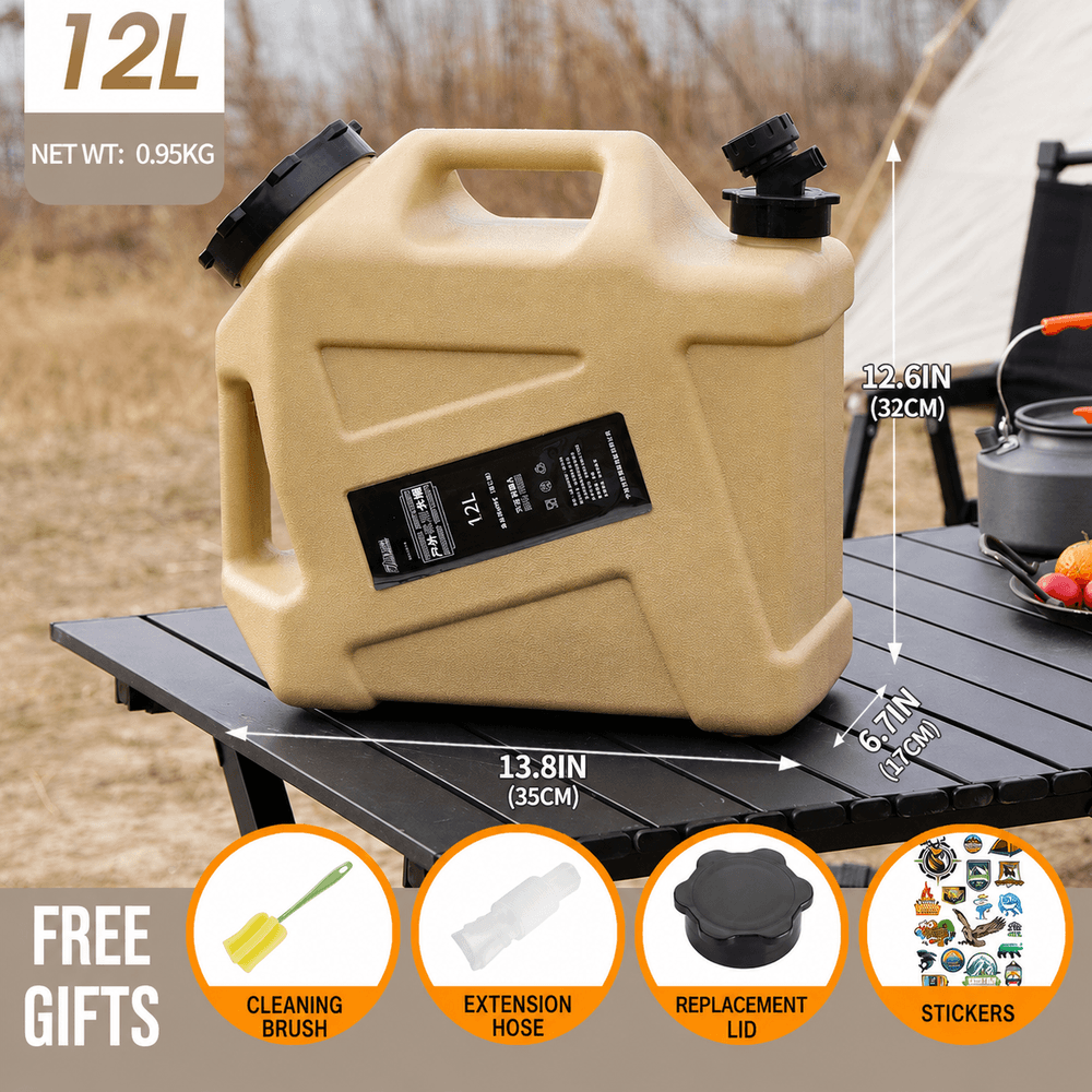 Portable Camping Water Container – Food-Grade Jug with Spigot | Traverseon