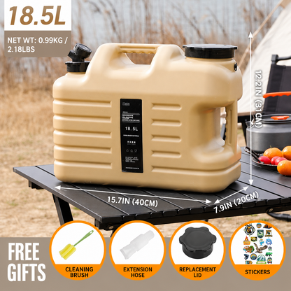 Portable Camping Water Container – Food-Grade Jug with Spigot | Traverseon