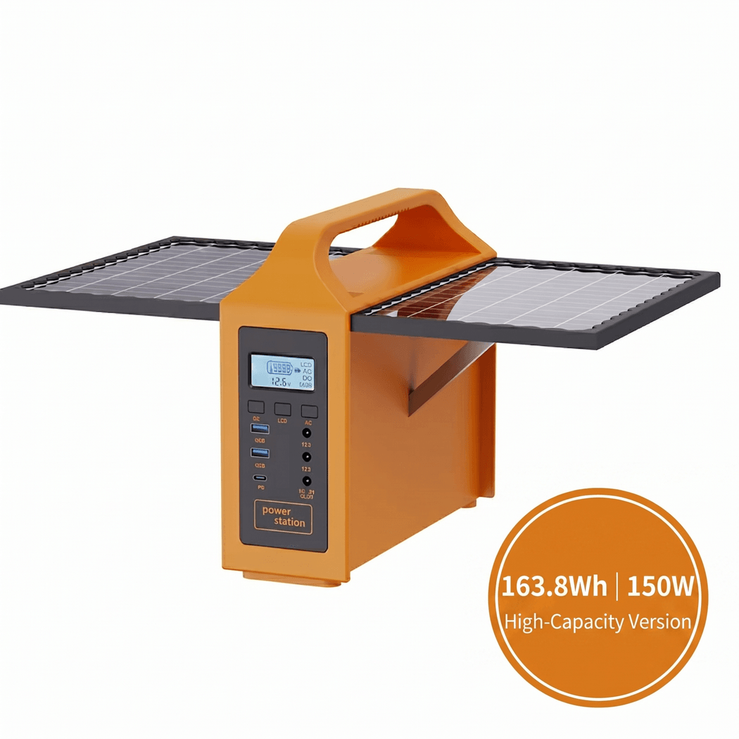 Portable Solar Power Station – 110V Camping Backup Battery | Traverseon