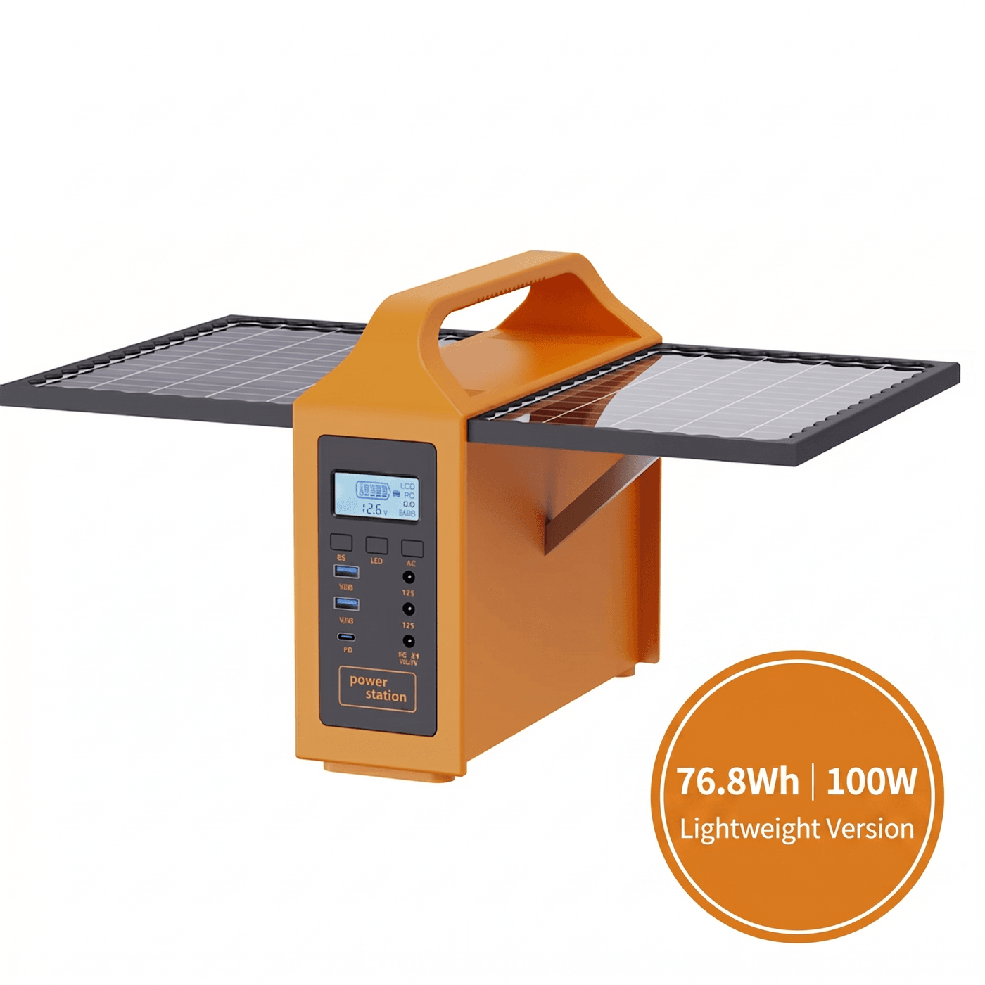 Portable Solar Power Station – 110V Camping Backup Battery | Traverseon