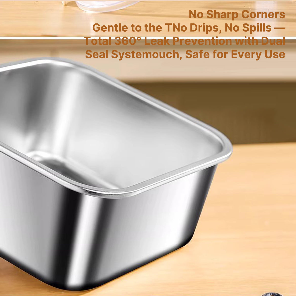 FreshSeal Stainless Steel Food Storage Box