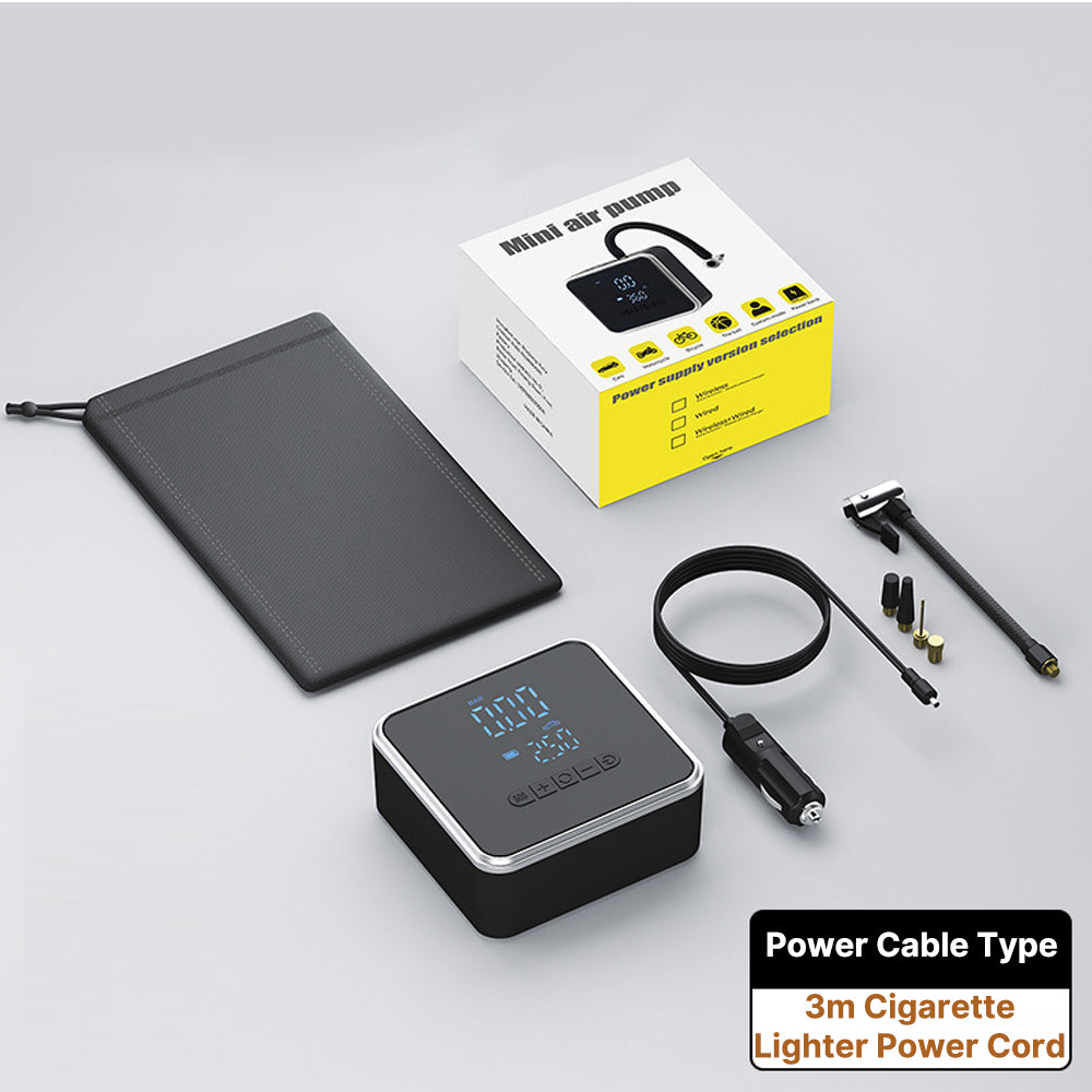 RapidFill Tire Inflator - Fast & Precise with 5 Adapters