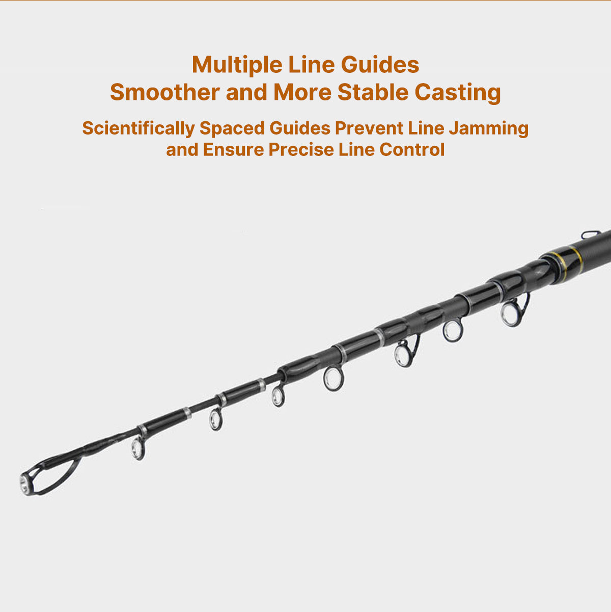 Carbon Fiber Telescopic Fishing Rod – Portable Lure Travel Pole