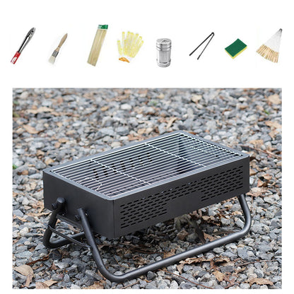 Portable Smokeless BBQ Grill – Foldable 27cm Wide for 5+ People | Traverseon