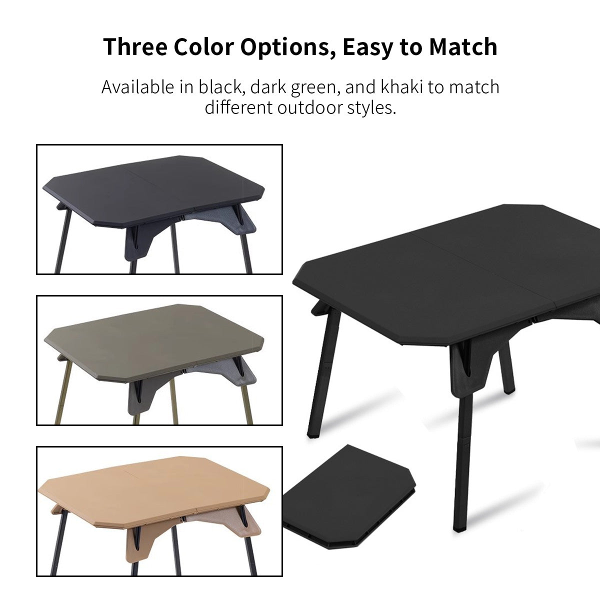 ABS & Aluminum Table – Camping Folding Dual-Height 1.6KG Portable Picnic Outdoor | Traverseon