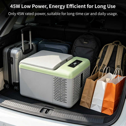 Portable 9L Compressor Car Refrigerator – -20°C Freezer Cooler | Traverseon