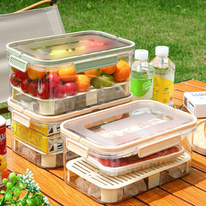 On-the-Go FreshBox - Portable & Leakproof Food Organizer