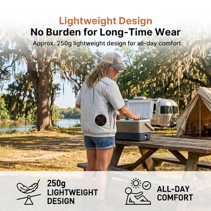 Cooling Workwear Fan Jacket – 5V/12V Outdoor Cooling Vest | Traverseon