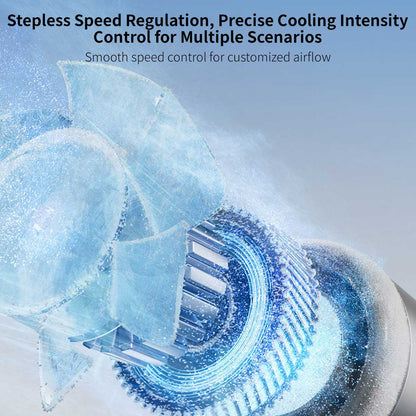 Portable Ice Cooling Fan – 4000mAh Rechargeable Mini Fan | Traverseon