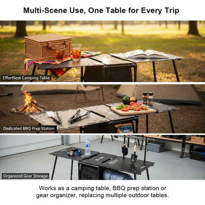 Camping Table – Folding Portable 30L Skeleton Tactical Bag 2-in-1 Outdoor | Traverseon