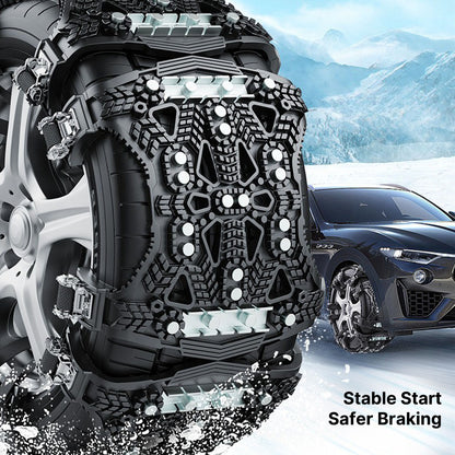 Winter Tire Snow Chain - No Jack Easy Install All-Terrain Traction