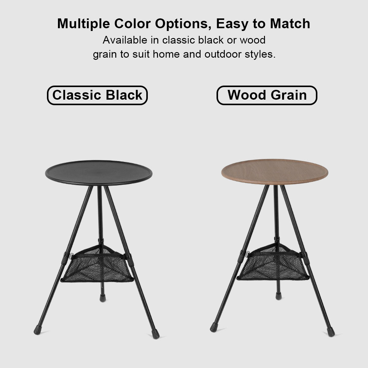 Aluminum Alloy Table – Small Round Portable Detachable Camping Outdoor | Traverseon