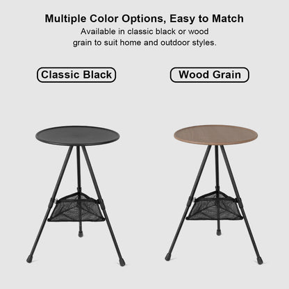Aluminum Alloy Table – Small Round Portable Detachable Camping Outdoor | Traverseon
