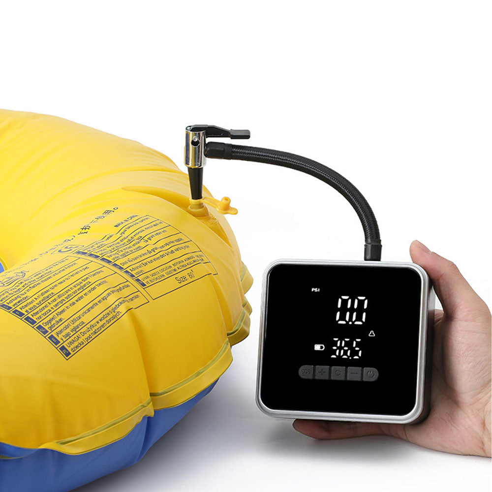 RapidFill Tire Inflator - Fast & Precise with 5 Adapters