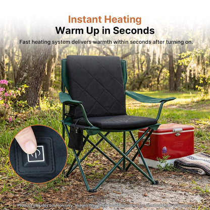 Heated Seat Cushion – All-Season 3 Gear Foldable for Camping Fishing Hiking | Traverseon