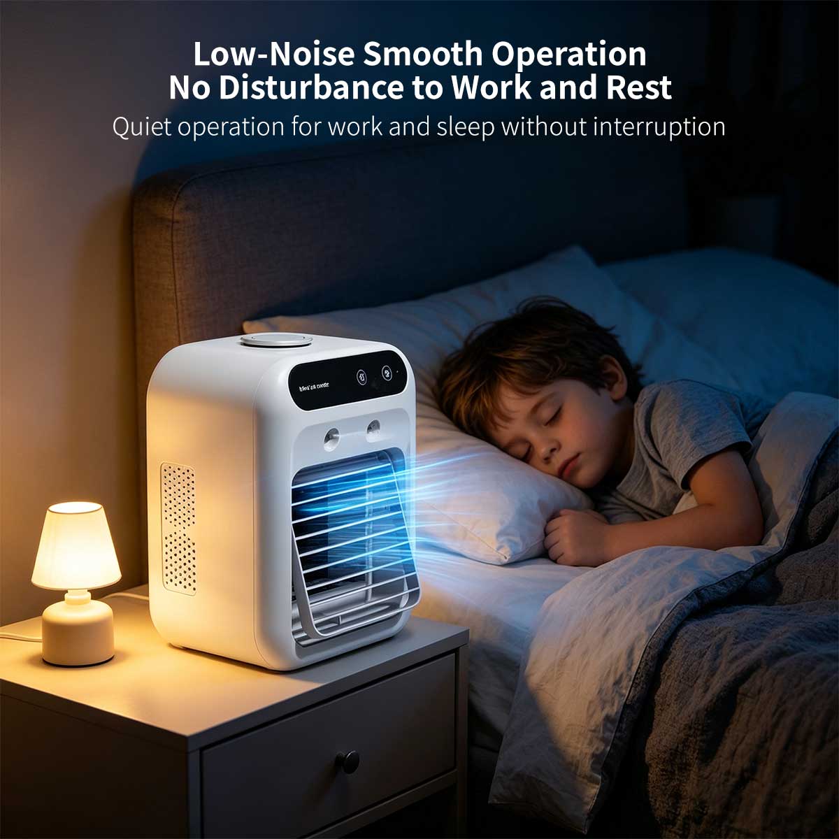 Desktop Evaporative Air Cooler – USB Mist Cooling Fan with Humidifier | Traverseon