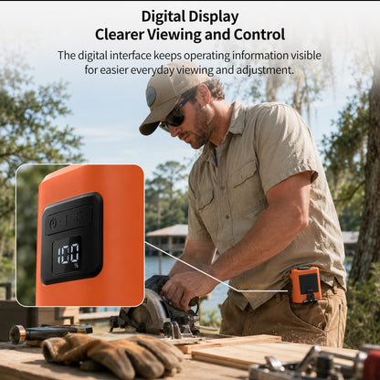 Portable Waist Fan – 8000mAh TEC Cooling, 100-Speed, Solar-Assisted | Traverseon