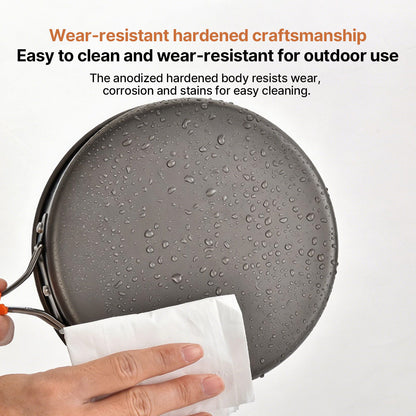 Camping Cookware Set – 2-3 Person Outdoor Pots & Tableware | Traverseon