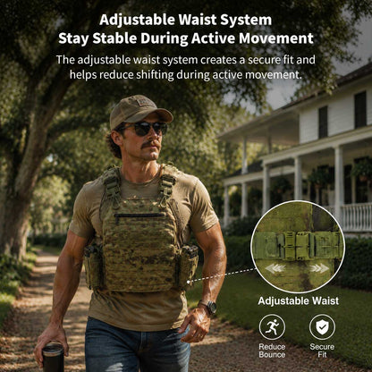 900D Tactical Vest – Adjustable MOLLE Quick-Release Carrier | Traverseon