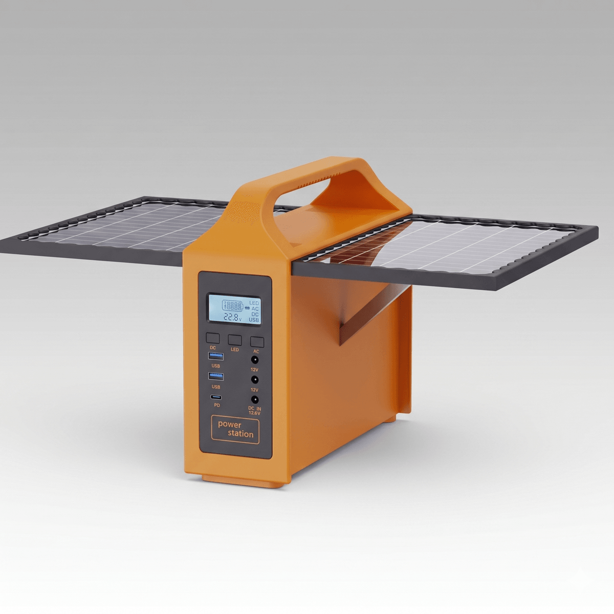 Portable Solar Power Station – 110V Camping Backup Battery | Traverseon