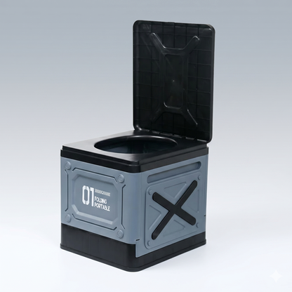 Portable Camping Toilet – Foldable Emergency Toilet with Gel Bags | Traverseon