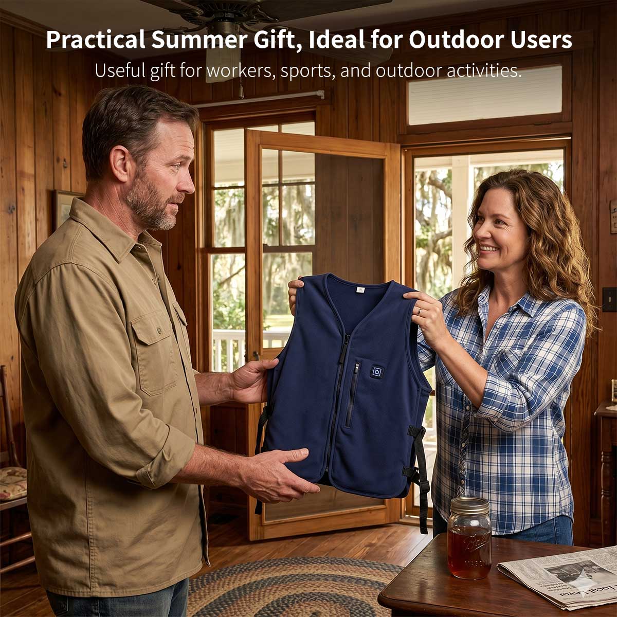 Water Circulation Cooling Vest – Adjustable Summer Cooling Gear | Traverseon
