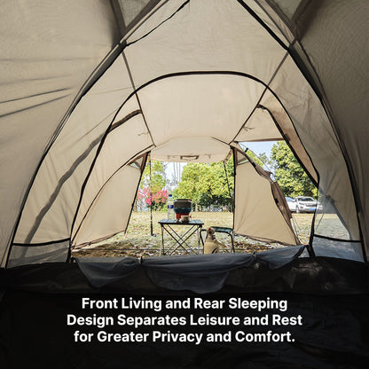 All-Season Family Hot Camping Tent with Stove Jack