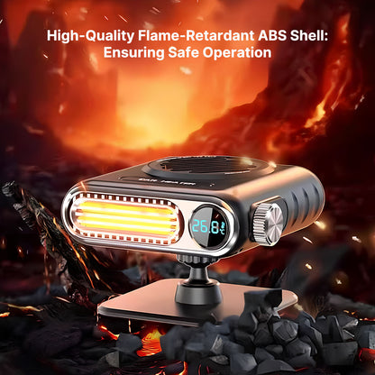 Portable 12V Fast-Heating Car Heater for Winter Driving & Defrosting