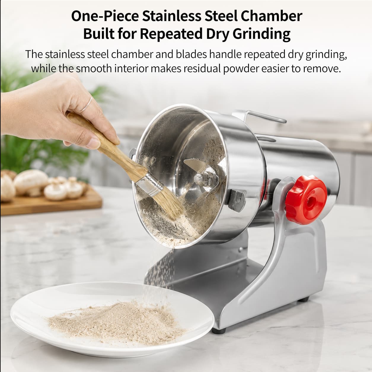 Electric Grain Grinder – 800g–2000g Swing-Type Spice & Herb Mill | Traverseon