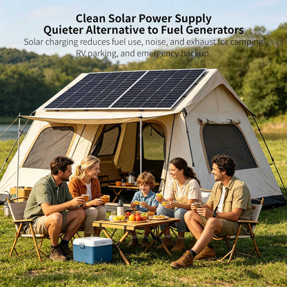 Semi-Flexible Solar Panel – 100W-200W IP67 RV Marine Charger | Traverseon