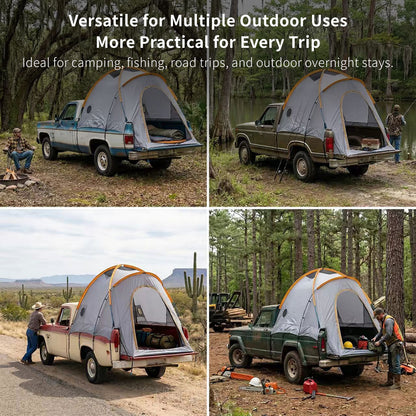 Pickup Truck Bed Tent with Rainfly – Waterproof Camping Shelter for 5.5–8 ft Beds | Traverseon