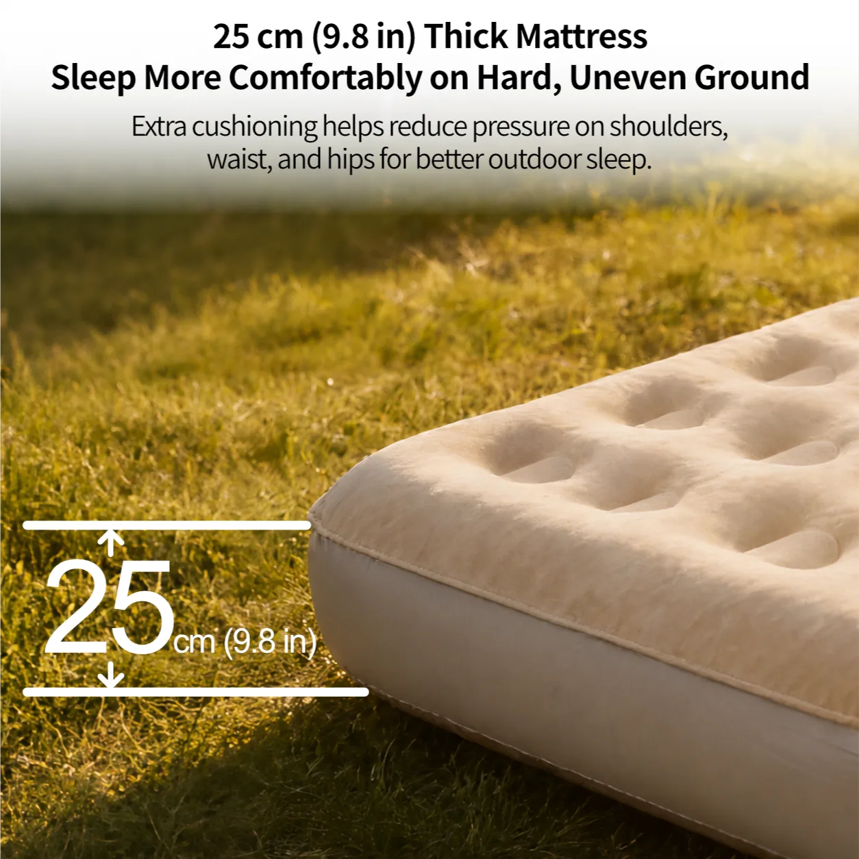 Self-Inflating Air Mattress | 300lbs Support | Traverseon